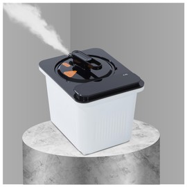 amocane Sauna Steamer Pot, 4L Portable Steam Generator for with Remote Control, 4L 1400W Saunas Steam Machine for Sauna, 120 MIN Timer, Portable Sauna Steamer for Home Spa Sauna Accessories