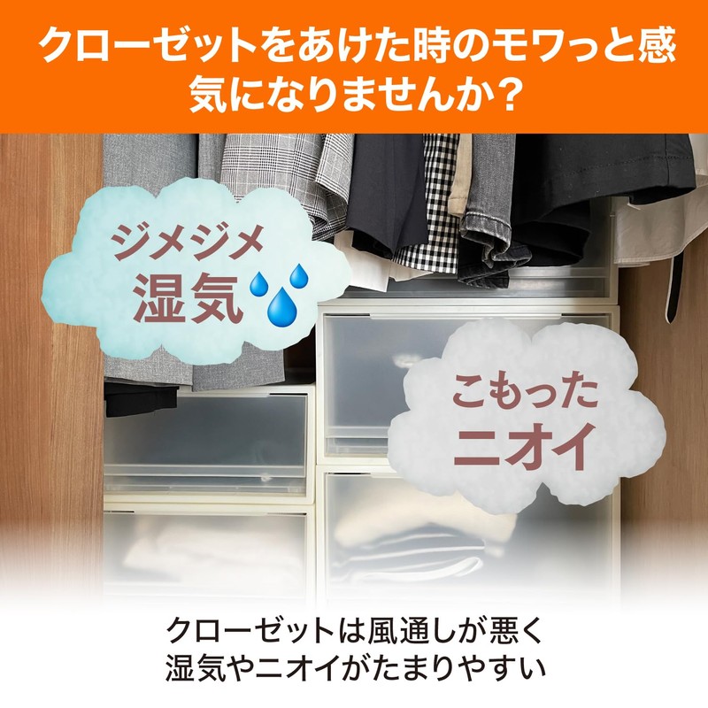 Dry Pet Dehumidifier, Sheet Type, For Closets, 2 Sheets x