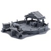 Tabletop Gaming Miniatures Terrain Paintable Oxen Enclosure with Removable Roof,