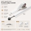 PVC Floor Cable Cover for Cord Management – Flexible Cord