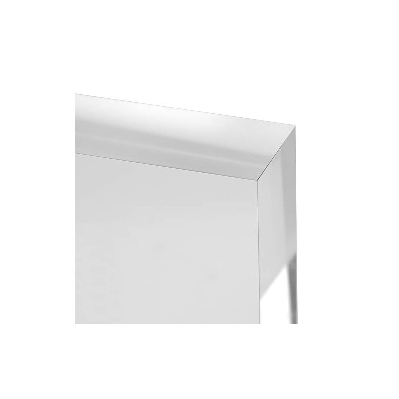 Acrylic Block 70 x 105 x 20 mm Transparent, Glossy