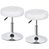 Segawe Set of 4 Adjustable Vanity stool 360° Swivel PU