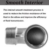 1Pcs Stainless Steel Elbow Pipe Fitting, 90 Degree Elbow 3/8