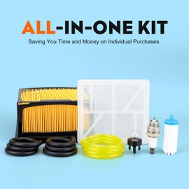 Hipa 574362302 Air Filter Tune Up Kit for Husqvana K760 K770 Concrete Cut Off Saw K 760 K 770 Power Cutter Replace 574362301 506264101 with Primer Bulb Fuel Line