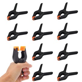 Pack of 10 Heavy Duty Spring Clamps, Photo Background 4 Inches, Spring Clamps, Clamping Clamps for Background, Green Screen Spring Clamps, Clip Clamps for Muslin, Tarpaulin, Photo Studios and