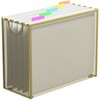 GoldOrcle Hanging File Organizer, Letter-size File Holder Filing Box with