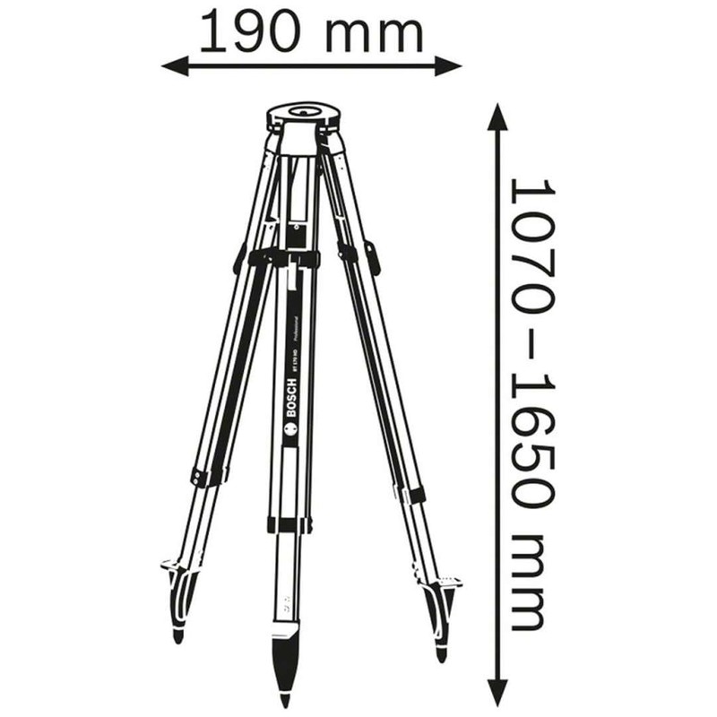 Bosch 601091300 Building Tripod Bt 170 Hd