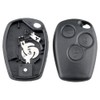 Key Fob Case Replacement Fits for Renaul-t Logan Espace Sandero