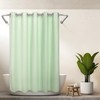 River Dream Hotel Grade No Hooks Needed Shower Curtain with