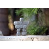 Garden Age Supply Small Inuksuk Sculpture Made with Natural Stone