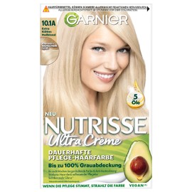 Garnier Nutrisse Color Sensation Nourishing Intensive Hair Colour with Beneficial Fruit Oils, with 8-Week Hold, 10.1A Extra Cool Blonde