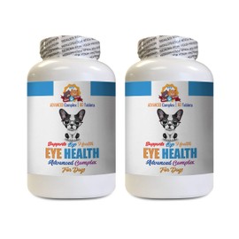 Dog Eye Support Supplement - Dog Eye Health Solution - Supports Vision - Advanced Complex - Dog Eye Support Supplement - 120 Tablets (2 Bottles)