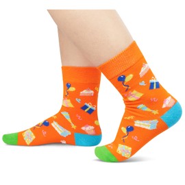 Zmart 9th Birthday Gifts Ideas for Girls - Socks for Kids Age 9, Nine Year Old Gifts for Girls Boys, Presents for 9 Year Olds