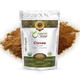 Organic Way Premium Cloves Powder (Syzygium aromaticum) - Aromatic Spice | Organic & Kosher Certified | Raw, Vegan, Non GMO & Gluten Free | USDA Certified | Origin - Sri Lanka (1 LBS / 16 OZ)