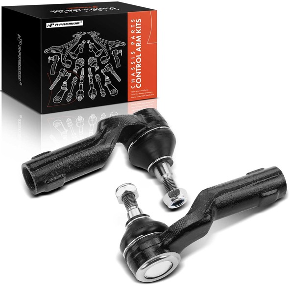 A-Premium 2 x Front Outer Tie Rod Ends, Compatible with