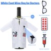 White Coat Wine Bag Doctor Wine Cover Felt Insulated Cover