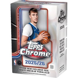 2025-26 Topps Chrome Basketball Blaster Box (28 Cards/Box)