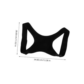 Alipis Upper Back Brace Posture Support Belt for Men and Women Posture Strap for Comfortable Lightweight Design for Use Alleviates Neck and Back Strain