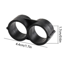 Drip Irrigation Tubing Plug, 40Pack 17mm Drip Irrigation Fittings, Plug for Drip Irrigation Pipe Folding Hose, Drip Line End Closure for Drip and Sprinkler Systems