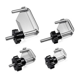 4-Teiliges Schlauchklemmen Set, Metall Bremsschlauch Klemme KFZ Wasserschlauch Klemmensatz für Bremsleitung Flüssigkeits Quetschwerkzeug-Set