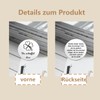 Kisstta Four Leaf Clover Lucky Coin - Double Sided Engraved