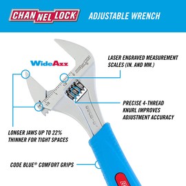 Channellock #8WCB 8"ADJ 1-1/2" Cap Wrench