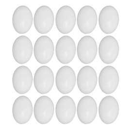20PCS Natural Egg Shaped Oval Cabochons 18x13mm Jewelry Craft Bead Making Supplies for Christmas Birthdays Gifts Black Onyx