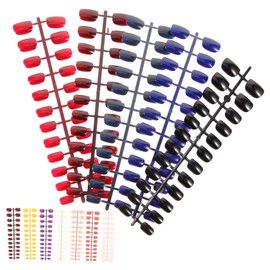 FRCOLOR Set of 12 On Nails Short Fake Nails for Women Durable and Fade Resistant Nail Art