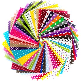 50pcs 10 * 10cm Squares Patchwork Fabric Bundles for Sewing Cotton ​Pattern Floral Fabric Squares Patchwork Mixed Squares Bundle for Artcraft Sewing Fabric Cotton Patchwork Squares Precut DIY Sewing