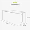 ACROPAQ Cable Box - Easy to Hide Cables and Hide
