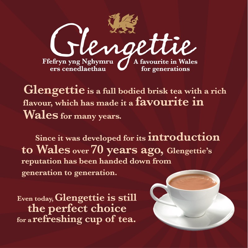 Glengettie • Black Tea Bags 250g (80 Tea Bags) •