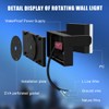 Juyace 60W LED Flood Lights Outdoor Wall Pack Light No