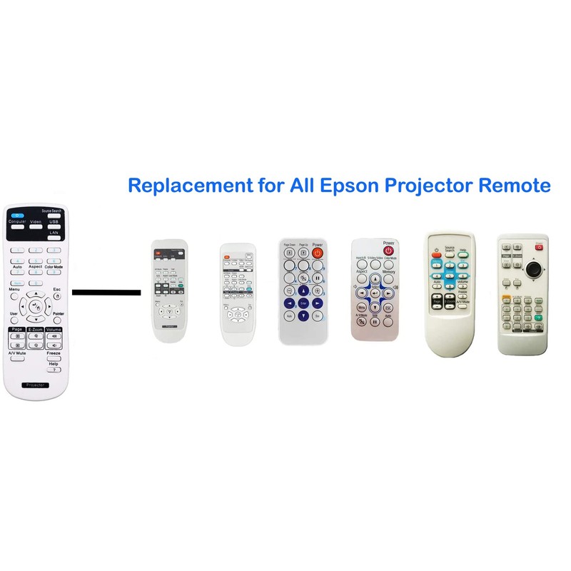 Universal Projector Remote Control, Compatible with All Epson Projector, Home