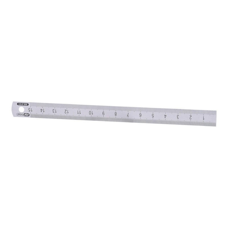 KS Tools 300.0101 Flexible Steel Ruler, 150 mm, Anti-Glare Matte,