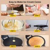 Dyna-Living Waffle Cone Maker Non-stick Ice Cream Cone Maker 8.66