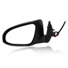 PM Auto Left Driver Side Mirror, Power Heated Paintable Manual