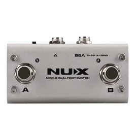 NUX NMP-2 Dual Foot Switch Controller for Guitar Effects & Amplifiers, 9Vdc, 200g