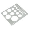 Aleks Melnyk No.200 Metal Circle Template metric, Circle Tracers for