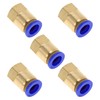 HOPESPANNER Push to Connect Air Fittings 3/8" Female Thread Air