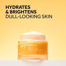 The Boots No.7 Radiance+ Vitamin C Daily Moisturiser, 1.6 Fl Oz (Pack of 1)