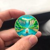 9 Years Sobriety Coin Gifts | Man Under Waterfall AA
