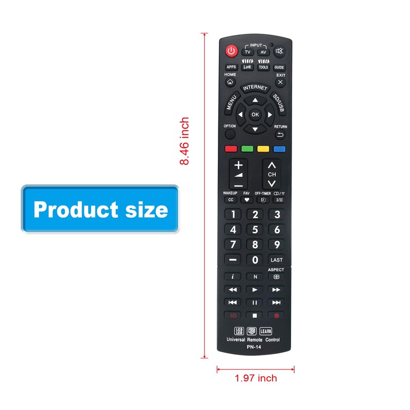 New Universal Controller Replaced Remote Works for 99% Panasonic LED