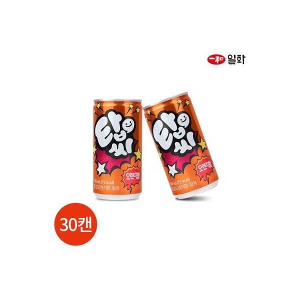 [10 by 10] Ilhwa Top C Orange 190ml x 30 / [텐바이텐] 일화 탑씨 오렌지 190ml x 30개