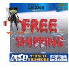 Pavement Marking Stencils - 12 inch Visitor Stencil - 12"