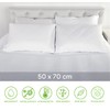 Waterproof Cushion Covers 50 x 70 cm with Zip, Anti-Allergy,