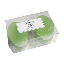 Lady Primrose Blue Agave Dual Pour Soap Set, 3 oz Each Bar, Green and White, 4 Pieces