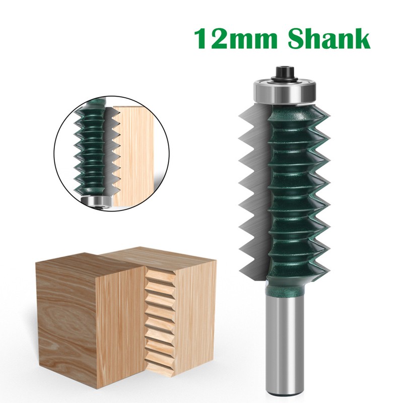 Multi Tooth Router Bit 12mm Shank Carbide Line Type Wood