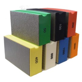 Toolocity DHPSET Diamond Hand Polishing Pads for Stone