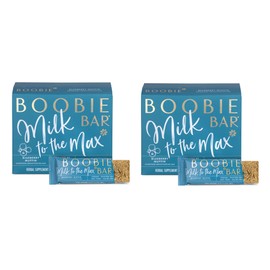 Boobie Bar Superfood for Lactation and Breastfeeding 1.7 Ounce Bars, Blueberry Muffin, 6 Count (Pack of 2)