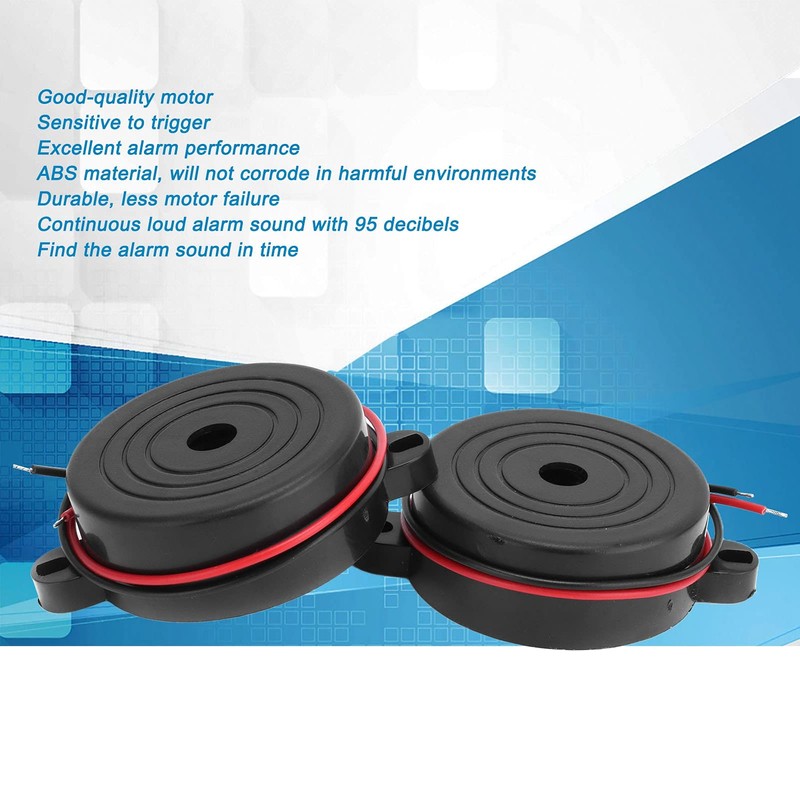 4 x 12 V alarm buzzer, DC3-24 V, 95 dB,
